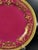 French Crimson & Gilt Porcelain Cabinet Plates from WG Co Limoges, 1890s, Set of 2 For Sale - Image 3 of 17