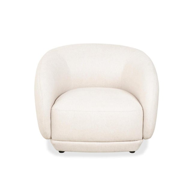 Cream Bolzano Armchair in Cream Fabric from BoConcept For Sale - Image 8 of 12