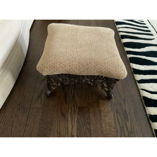 1970s Vintage Cast Iron Footstool Chairish