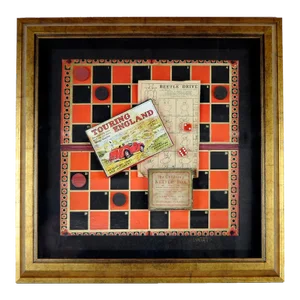 Vintage ' Touring England ' Shadowbox