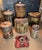 Collection of Antiques Tole Containers For Sale - Image 14 of 16