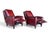 1980s Pair of Vintage English Wingback Recliners in Burgundy Oxblood Leather For Sale - Image 5 of 16