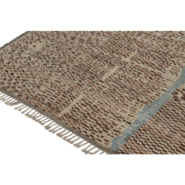 Not Yet Made - Made To Order Rug & Kilim’s Modern Rug with Beige-brown Geometric Patterns - 14x20 For Sale - Image 5 of 7
