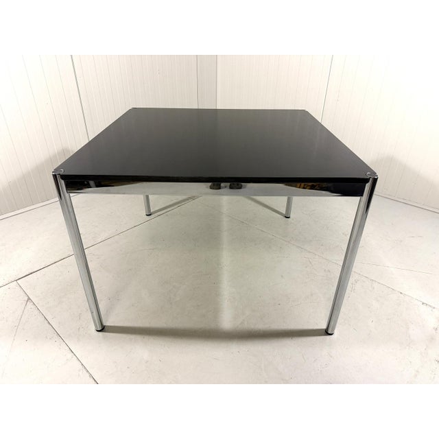 Black Dining Table by Fritz Haller for USM Haller, 1980s For Sale - Image 8 of 18