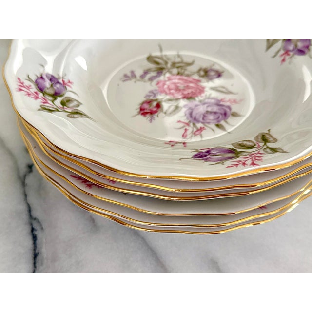 1950s Vintage Favolina China Bowls From Poland - Set of 6 For Sale - Image 5 of 9