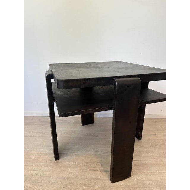1950s Bauhause Wooden Coffee Table, Germany, 1950s For Sale - Image 5 of 13