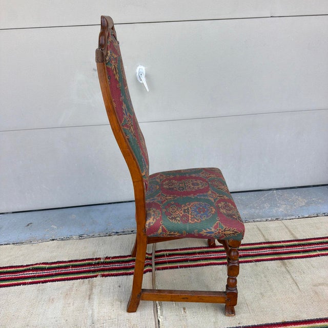 A Very Fine Antique William & Mary Side Chair With Spanish Feet, Boston, Circa 1730 For Sale - Image 11 of 18