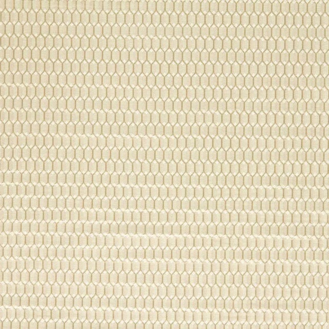 Zoffany Domino Trellis Fabric in Paris Grey For Sale