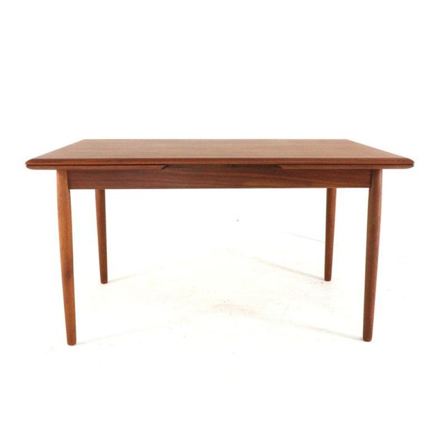 Danish Extendable Rectangular Siem Dining Table For Sale - Image 16 of 16