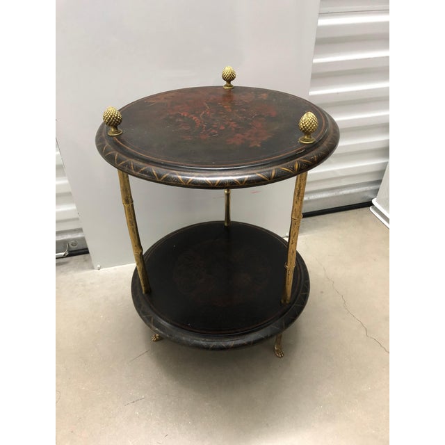 Vintage Chinoiserie Table For Sale - Image 9 of 9