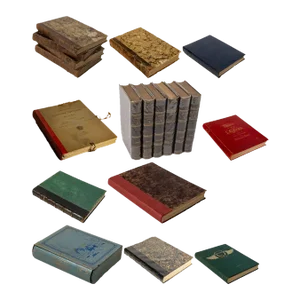 Vintage Book Collection Set of 19 Pieces