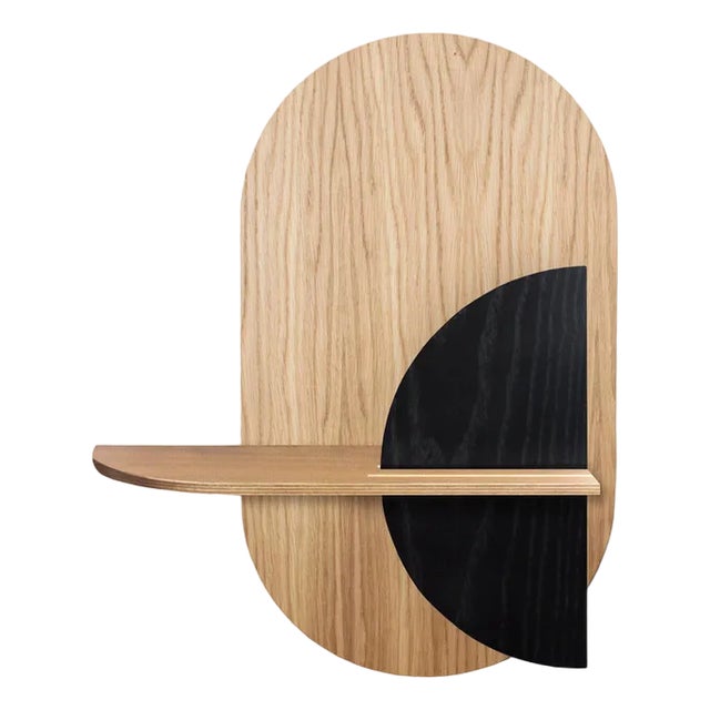 Alba M Wall Shelf in Oak by Daniel García Sánchez for Woodendot For Sale