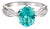 Paraiba Blue Apatite 14k Gold Ring Size 7 (All Sizes Available) For Sale