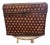 Vintage Bombay Company Woven Bamboo & Rattan Starburst Trunk For Sale