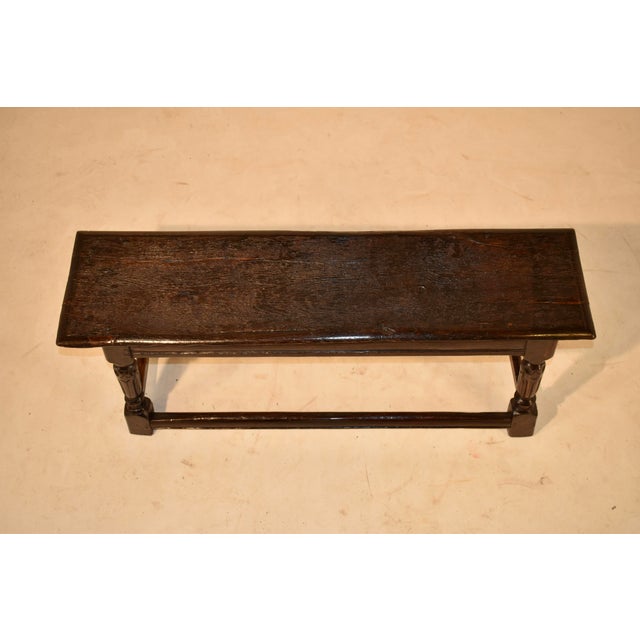 17th Century Period James II Oak Joint Bench From England For Sale - Image 5 of 12