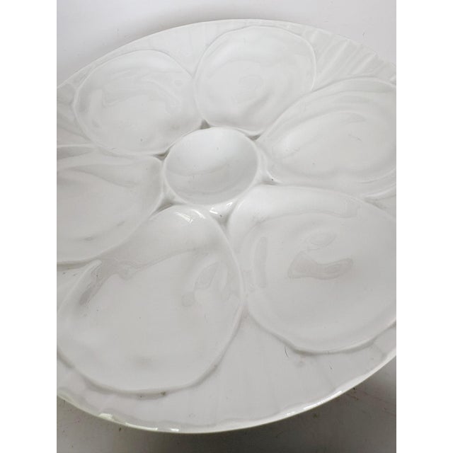 Ceramic Set of 4 Majolica Plates in White Ceramic, France, 1980s, Set of 4 For Sale - Image 7 of 13