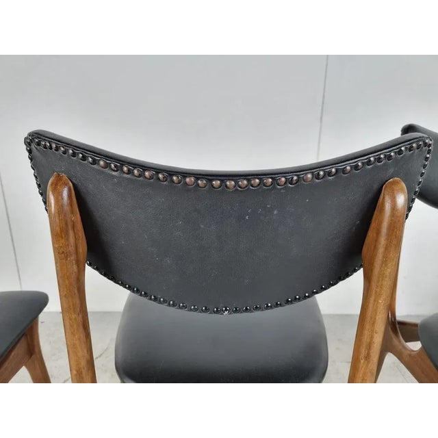 Vintage Dining Chairs attributed to Louis Van Teeffelen, 1960s For Sale - Image 9 of 10