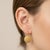 Vintage 22k Gold Hand-Granulated Sunflower Earrings, Pair For Sale - Image 10 of 10