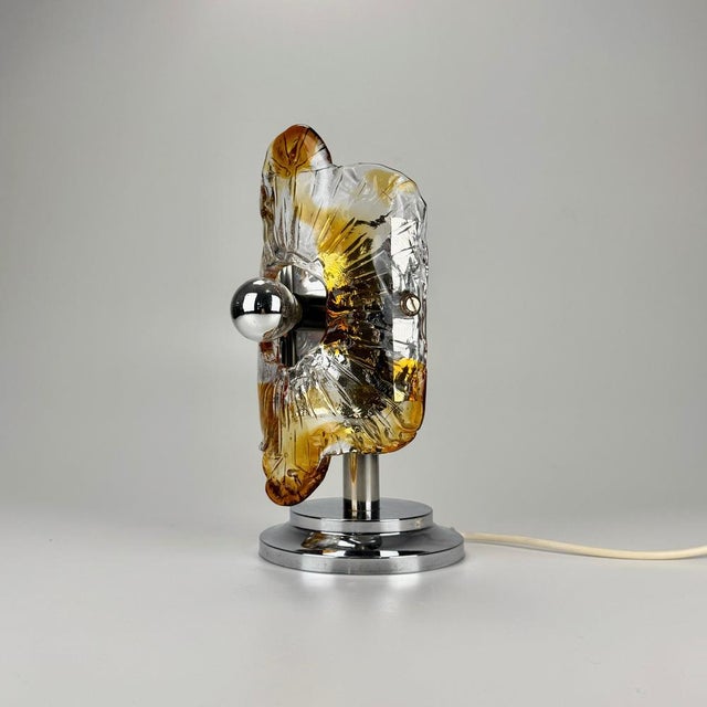 AVMazzega Murano Table Lamp by Toni Zuccheri for Mazzega, 1970s For Sale - Image 4 of 9