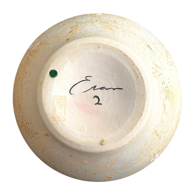 Large Tony Evans Raku Vase "Ancient Sands" California Studio Pottery For Sale - Image 15 of 15