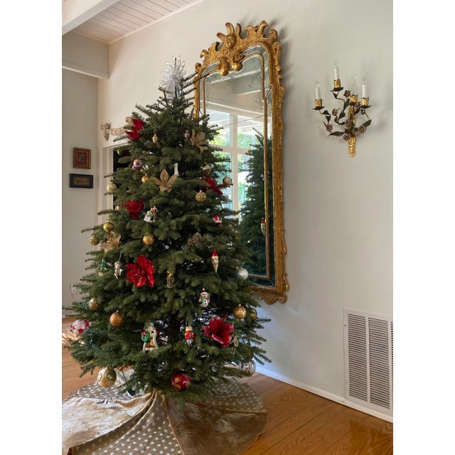 Italian Monumental 71" Italian Baroque Style Cherub Mirror - 22k Gold Leaf For Sale - Image 3 of 6