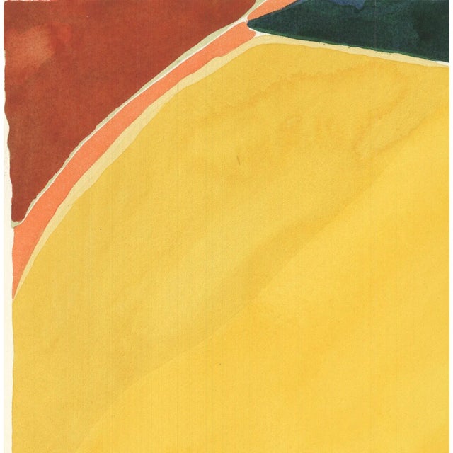 Contemporary Narkiewicz Paul 'Tertius' Contemporary Yellow,Green Serigraph For Sale - Image 3 of 6