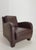 Modern Brown Leather Armchair from Musa Design, Italy, 1990s For Sale - Image 3 of 14