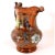 Copper English Staffordshire Enamelled Copper Luster Dog-Handle Pitcher For Sale - Image 8 of 13