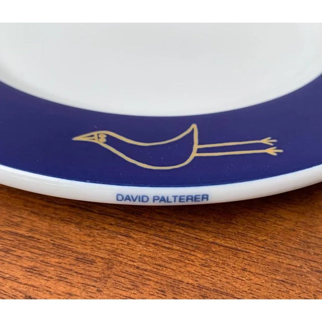 Blue German Postmodern Flying Objects Series Plates by David Palterer and Sieger Design for Arzberg, 1990s, Set of 8 For Sale - Image 8 of 13