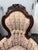 American Furniture Galleries Victorian Rococo Revival Gentleman’s + Lady’s Parlor Chairs, 1970s For Sale In San Francisco - Image 6 of 13