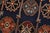 2000 - 2009 Heriz Rug 5’11” X 8’11” Blue Wool Vintage Tribal Hand-Knotted Oriental Carpet For Sale - Image 5 of 14