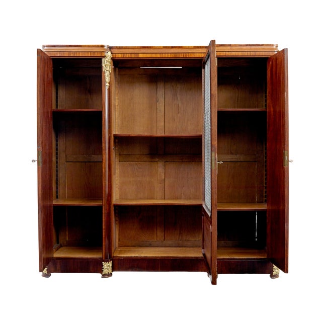 19th Century French Empire Style Mahogany Cabinet, 1890 For Sale - Image 6 of 10