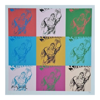 After Andy Warhol, Superman, 1980s, Lithograph For Sale