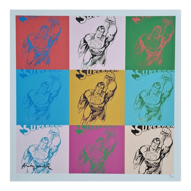After Andy Warhol, Superman, 1980s, Lithograph For Sale