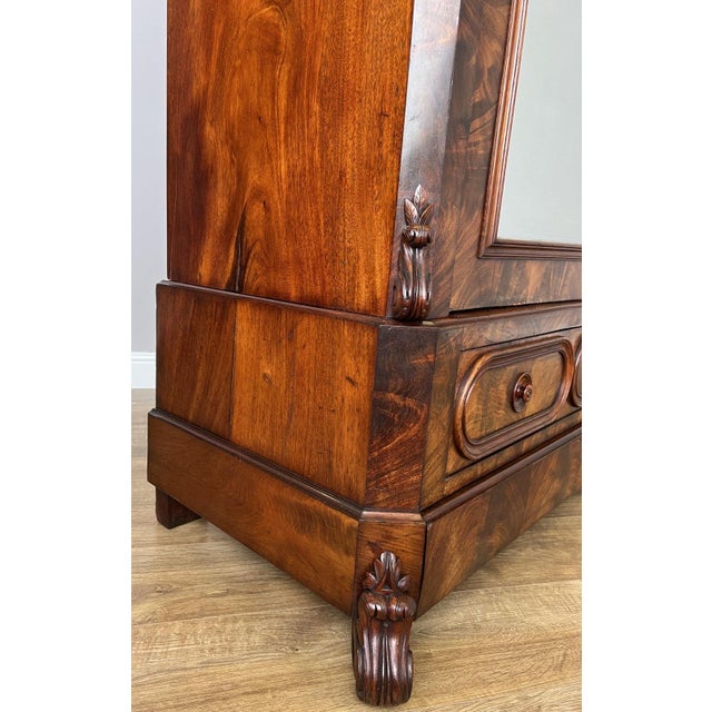 Antique French Burr Walnut Wardrobe For Sale - Image 16 of 18