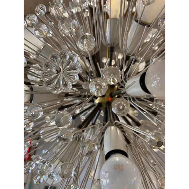 Mid-Century Sputnik Snowball Chandelier by Emil Stejnar for Rupert Nikoll, 1950s For Sale - Image 15 of 16