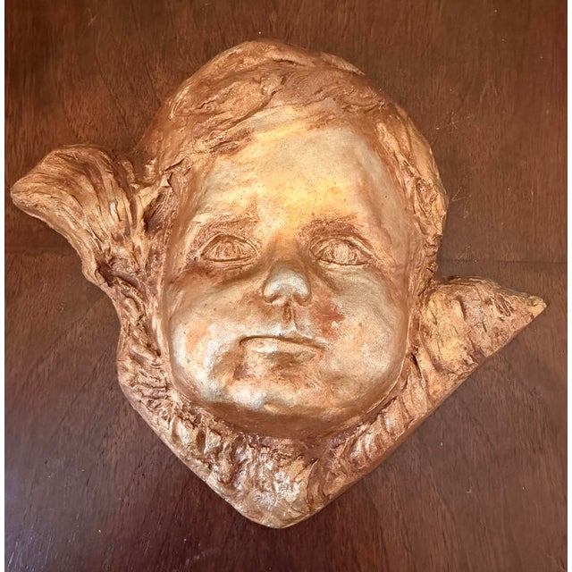 Vintage Babs Mellor “Designs by Babs” Cast Metal Figural Wall Sculpture, 1970s For Sale - Image 10 of 10