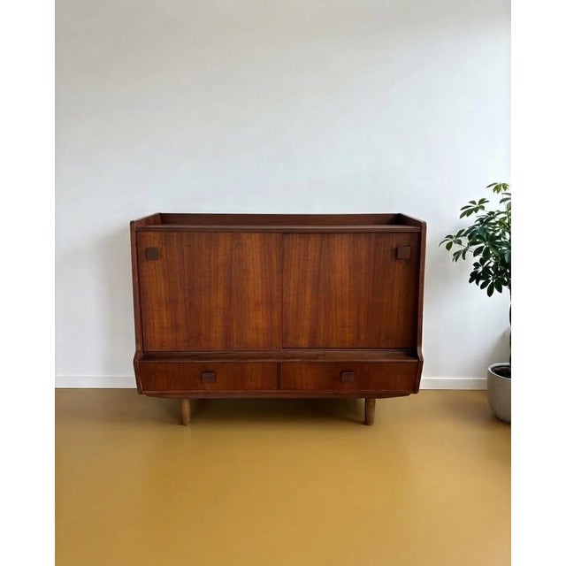 Danish Teak Sideboard with Doors and Drawers, 1960s For Sale - Image 6 of 6