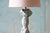 John Dickinson Vintage Sculptural Trompe l'Oeil Plaster "Drape" Table Lamps After John Dickinson 31" - a Pair For Sale - Image 4 of 8