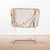 Vintage French White Rectangular Metal Folding Dining Table, 1950s For Sale - Image 9 of 10