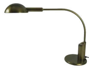Mid-Century Desk Lamp in Brass by Florian Schulz
