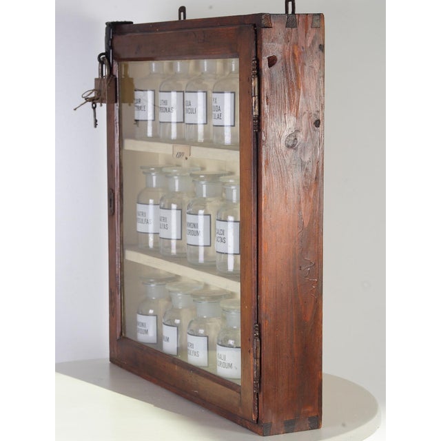 Wood Vintage Pharmacy Cabinet, 1960s For Sale - Image 7 of 17