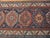 Traditional 1900s Blue Navy Medallion Antique Caucasian Moghan Rug 3'7" X 9'3" Handknotted Wool Carpet For Sale - Image 3 of 5