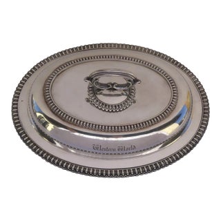 Elkington & Co Silver Plate Vegetable Entree Serving Piece from from Steam Paddle Boat c 1860 "Western World" -2 Pieces For Sale