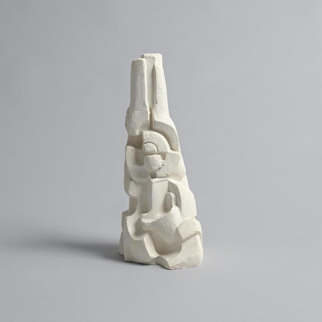 Jan Keustermans, Abstract Sculpture, Plaster For Sale - Image 3 of 18