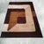 Mid-Century Modern Space Age Geometric Rug in Wool, Italy, 1970s For Sale - Image 3 of 11