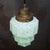 1920s French Art Deco Green Clichy Glass Pendant Lamp For Sale - Image 5 of 6