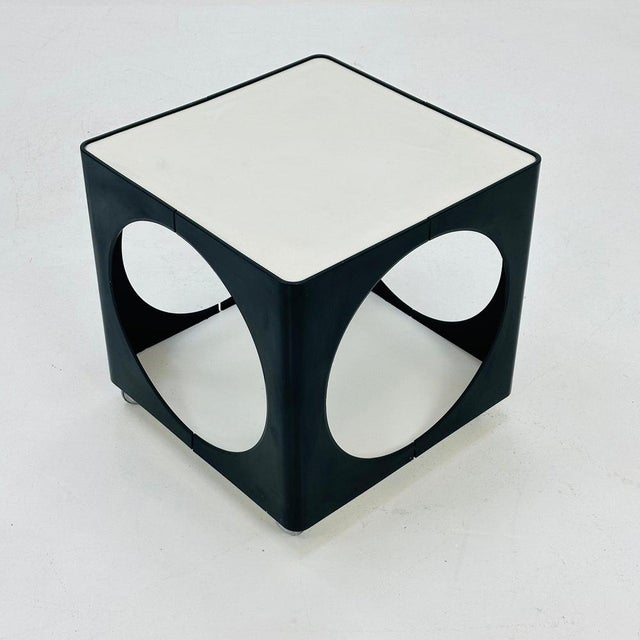 Cubic space age coffee club table 1970s Design era 1970 to 1979 Made in Germany Vintage, mid-century style Condition: good...