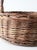 Wood Vintage Wicker Gathering Basket For Sale - Image 7 of 14