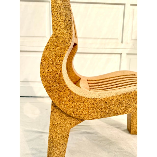 Brown 1997 KorQinc Cork Chair by Kevin Walz – Sculptural Postmodern Sustainable Design For Sale - Image 8 of 15